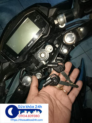 Làm chìa khóa Suzuki Raider